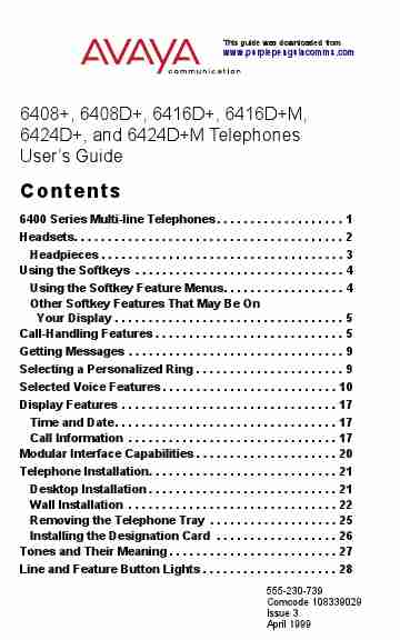 Avaya Cordless Telephone 6416D+M-page_pdf